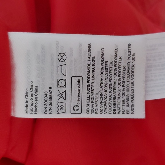 H & M Red Quilted Jacket - Picture 4 of 5